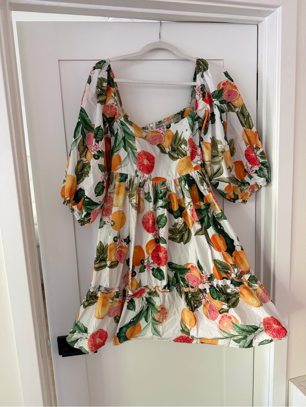Cara Cara dress with Cara Cara oranges